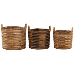 Rook Basket, Small shown alongside the other two Rook baskets - Whats New Furniture Portland OR