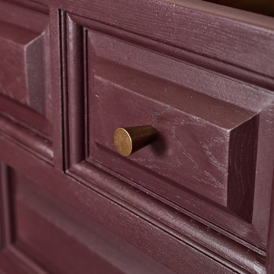Rosewood Nightstand detail view 5 - Whats New Furniture - Portland, Oregon