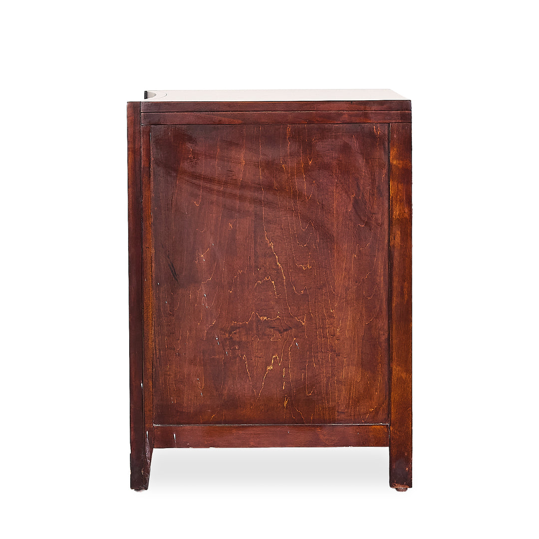 Rosewood Wave Nightstand detail view 3 - Whats New Furniture - Portland, Oregon