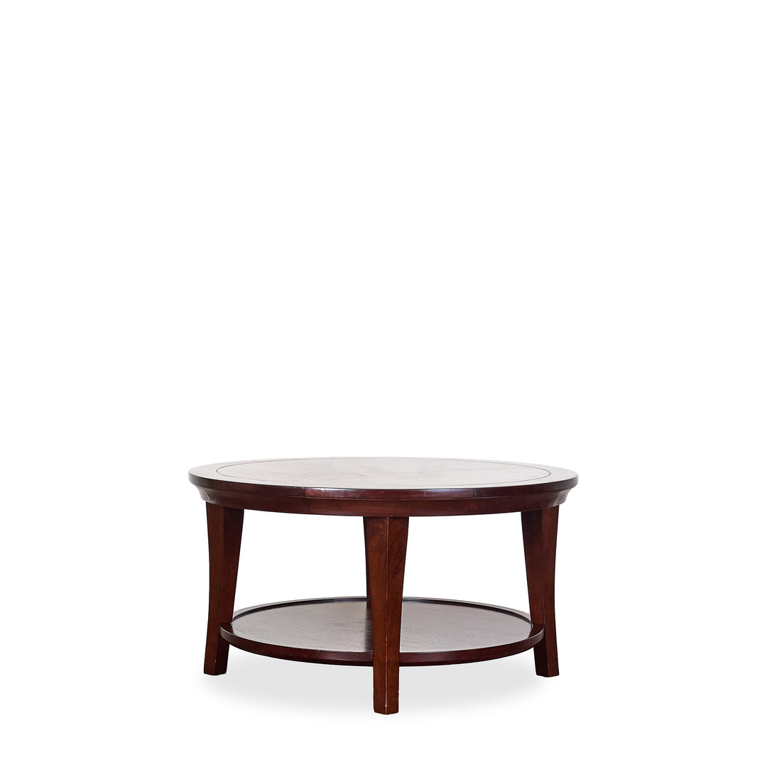 Round Occasional Table detail view - Whats New Furniture - Portland, Oregon