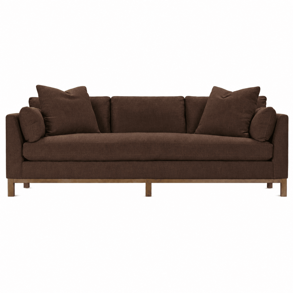 Boden 99 inch Sofa in Copper - Hand-Built USA sofa by Rowe - Whats New Furniture Portland OR