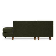 Dorset Sectional in Evergreen back view - Hand-Built USA chaise sectional by Rowe - Whats New Furniture Portland OR