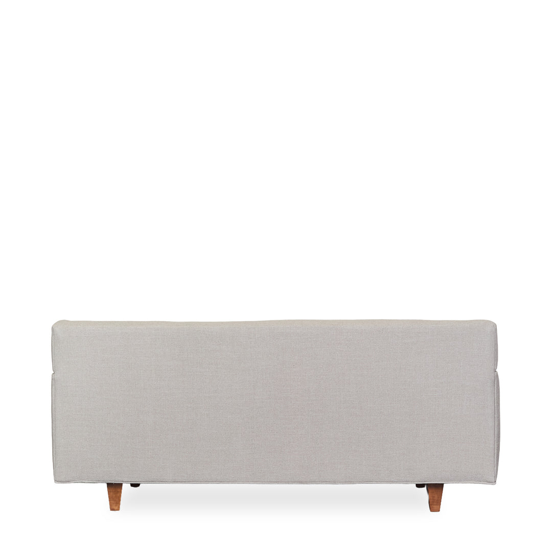 Dorset Sofa in beige back view - tufted track-arm sofa by Rowe - Whats New Furniture Portland OR