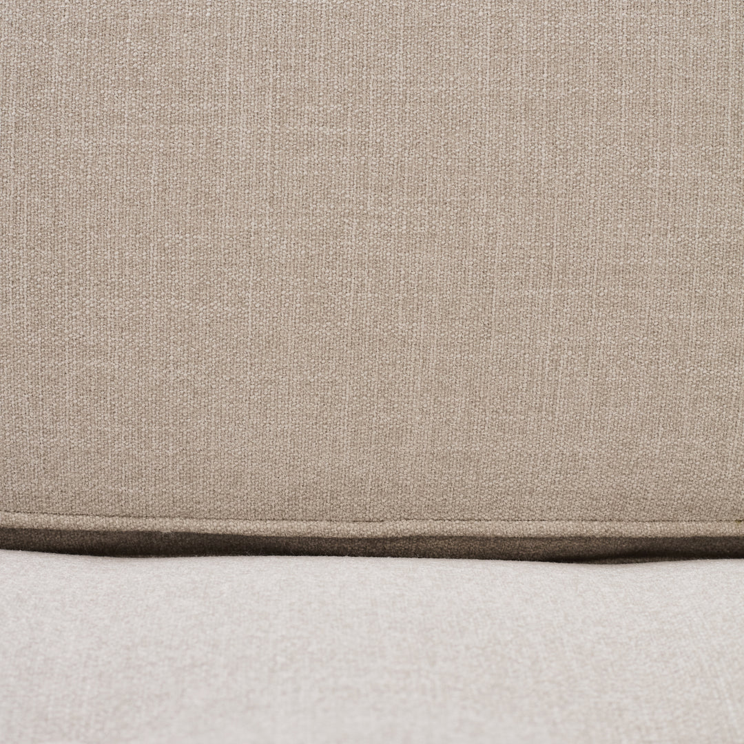 Dorset Sofa in beige side view - tufted track-arm sofa by Rowe - Whats New Furniture Portland OR