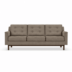 Ethan Sofa in Poppy Crypton boucle - button-tufted Hand-Built USA sofa by Rowe - Whats New Furniture Portland OR