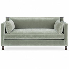 Madeline Sofa (Antiqued Moss Velvet)