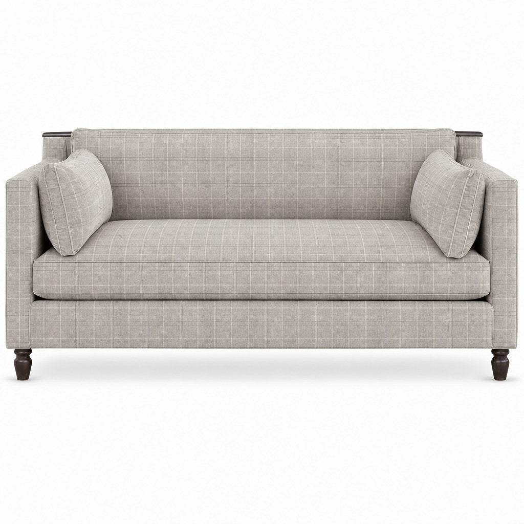Madeline Sofa in Putty - custom sofa by Rowe - Whats New Furniture Portland OR