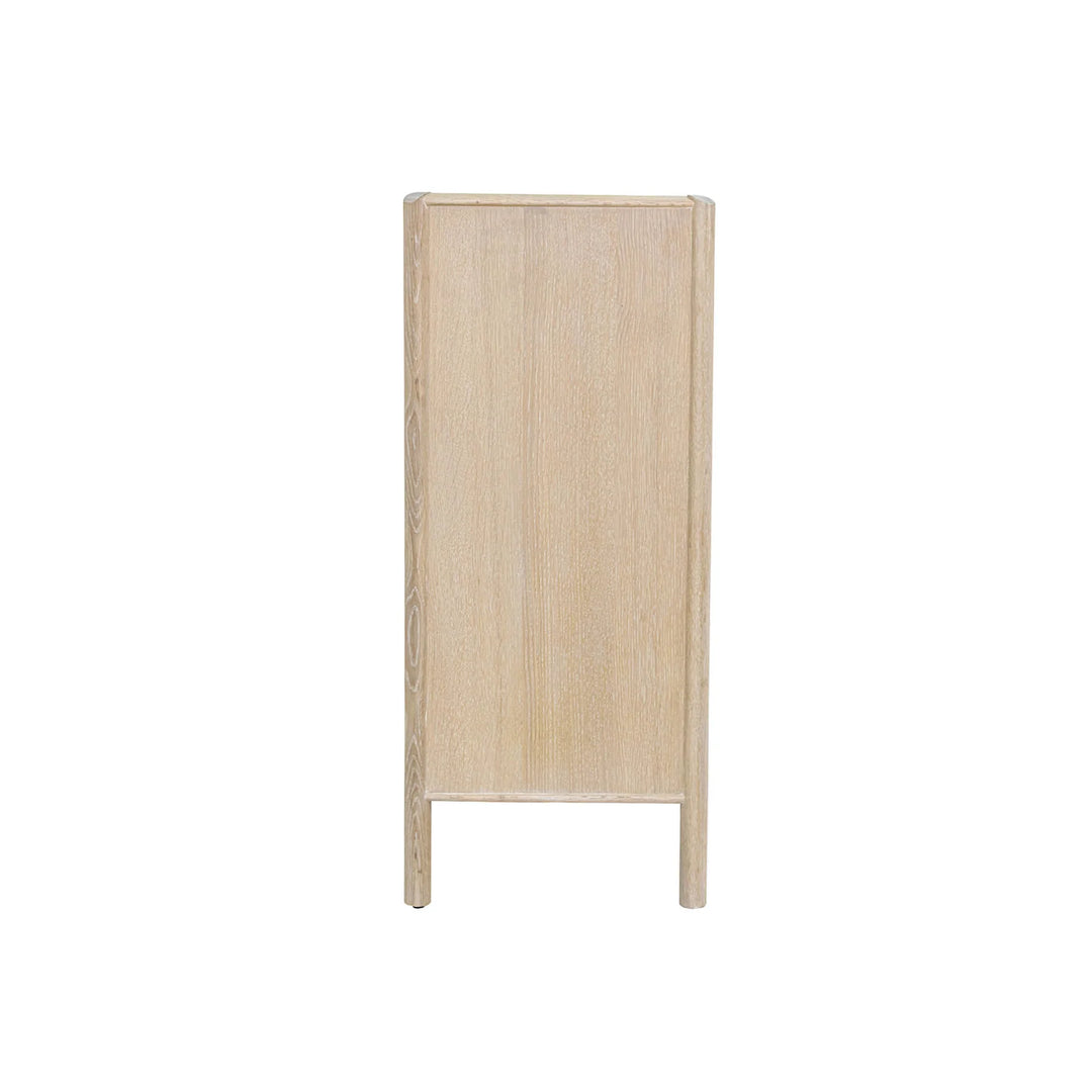 Runway 5 Drawer Chest in Light Oak drawer detail - light oak chest by LH Imports - Whats New Furniture Portland OR