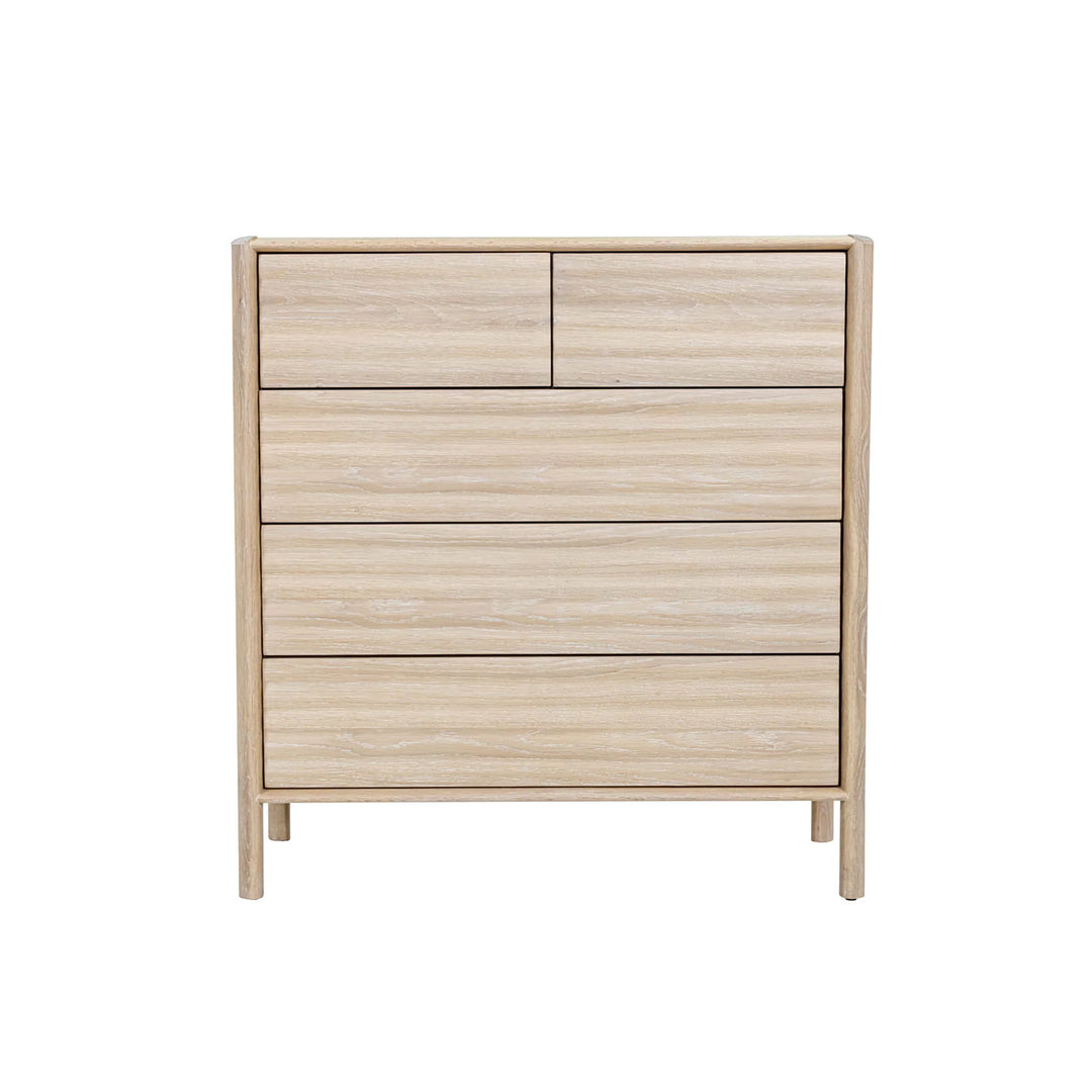 Runway 5 Drawer Chest in Light Oak - light oak chest by LH Imports - Whats New Furniture Portland OR