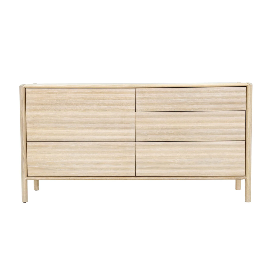 Runway 6 Drawer Dresser in Light Oak - light oak dresser by LH Imports - Whats New Furniture Portland OR