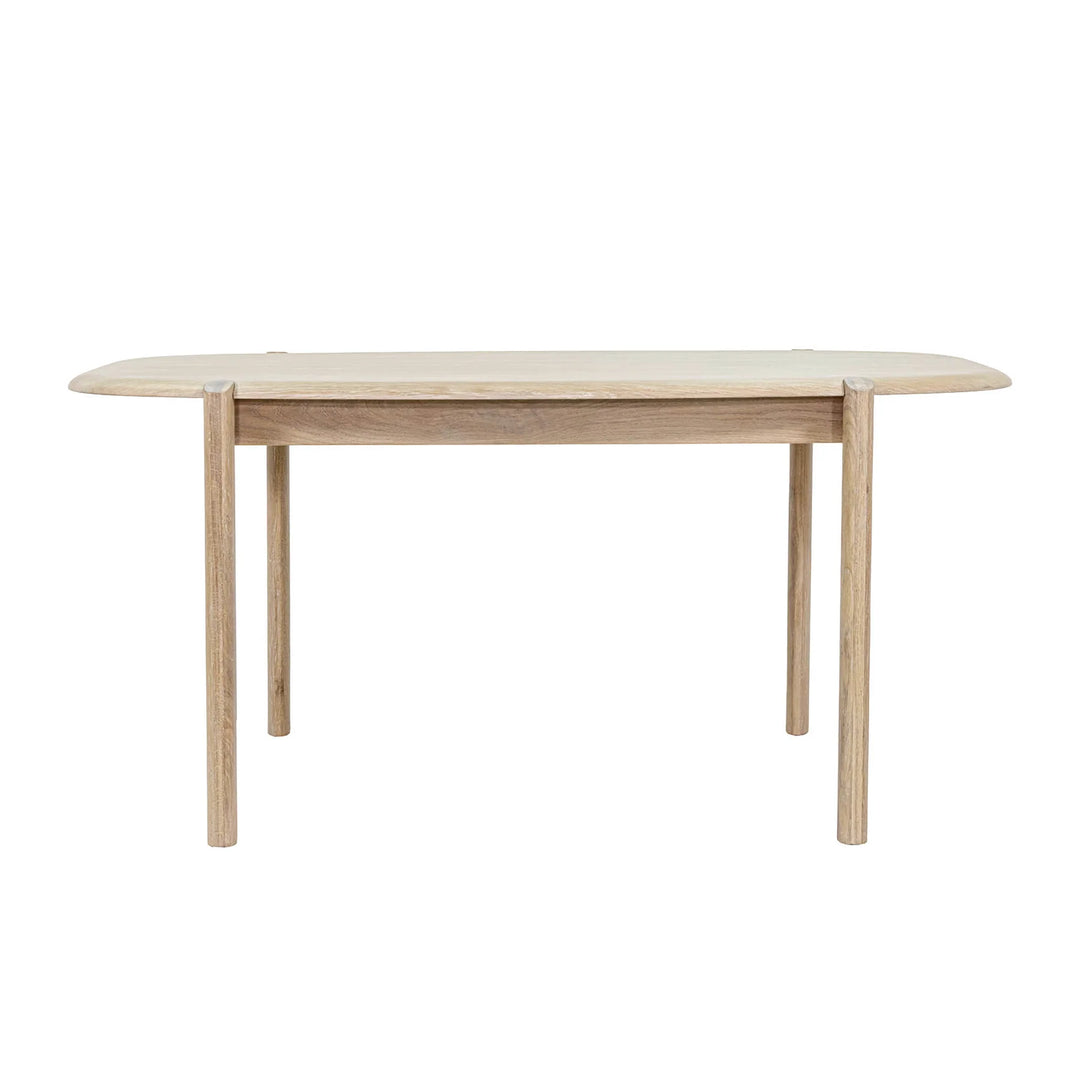 Runway Dining Table in Light Oak 62.9 inch small-size front view - light oak dining table by LH Imports - Whats New Furniture Portland OR