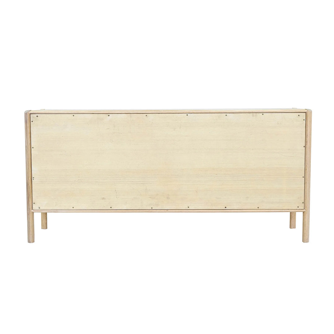 Runway Sideboard in Light Oak side detail - light oak sideboard by LH Imports - Whats New Furniture Portland OR