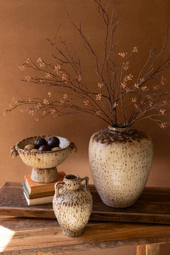 Rustic Ceramic Compote — view 6
