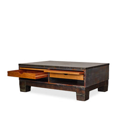 Rustic Coffee Table detail view 3 - Whats New Furniture - Portland, Oregon