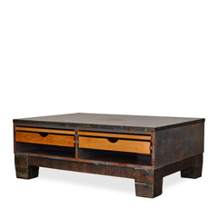 Rustic Coffee Table detail view 2 - Whats New Furniture - Portland, Oregon