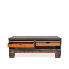 Rustic Coffee Table detail view - Whats New Furniture - Portland, Oregon