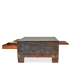 Rustic Coffee Table detail view 5 - Whats New Furniture - Portland, Oregon