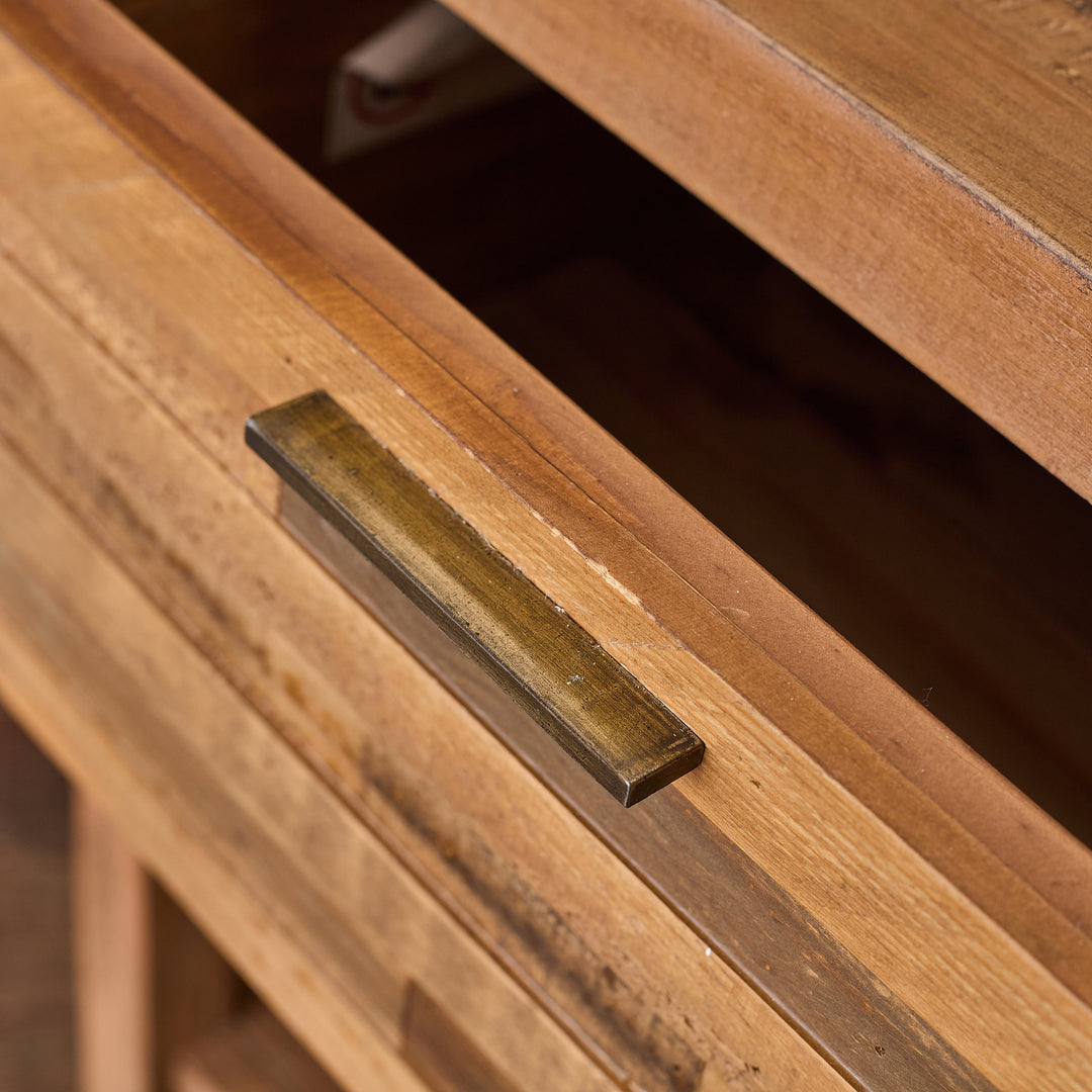 Rustic Nightstand detail view 5 - Whats New Furniture - Portland, Oregon