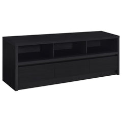 Rutland 59-inch 3-drawer TV Stand Media Console Black - What&