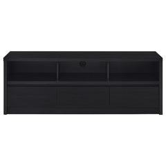 Rutland 59-inch 3-drawer TV Stand Media Console Black - What&