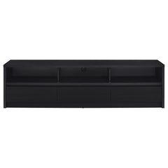 Rutland 78-inch 3-drawer TV Stand Media Console Black - What&