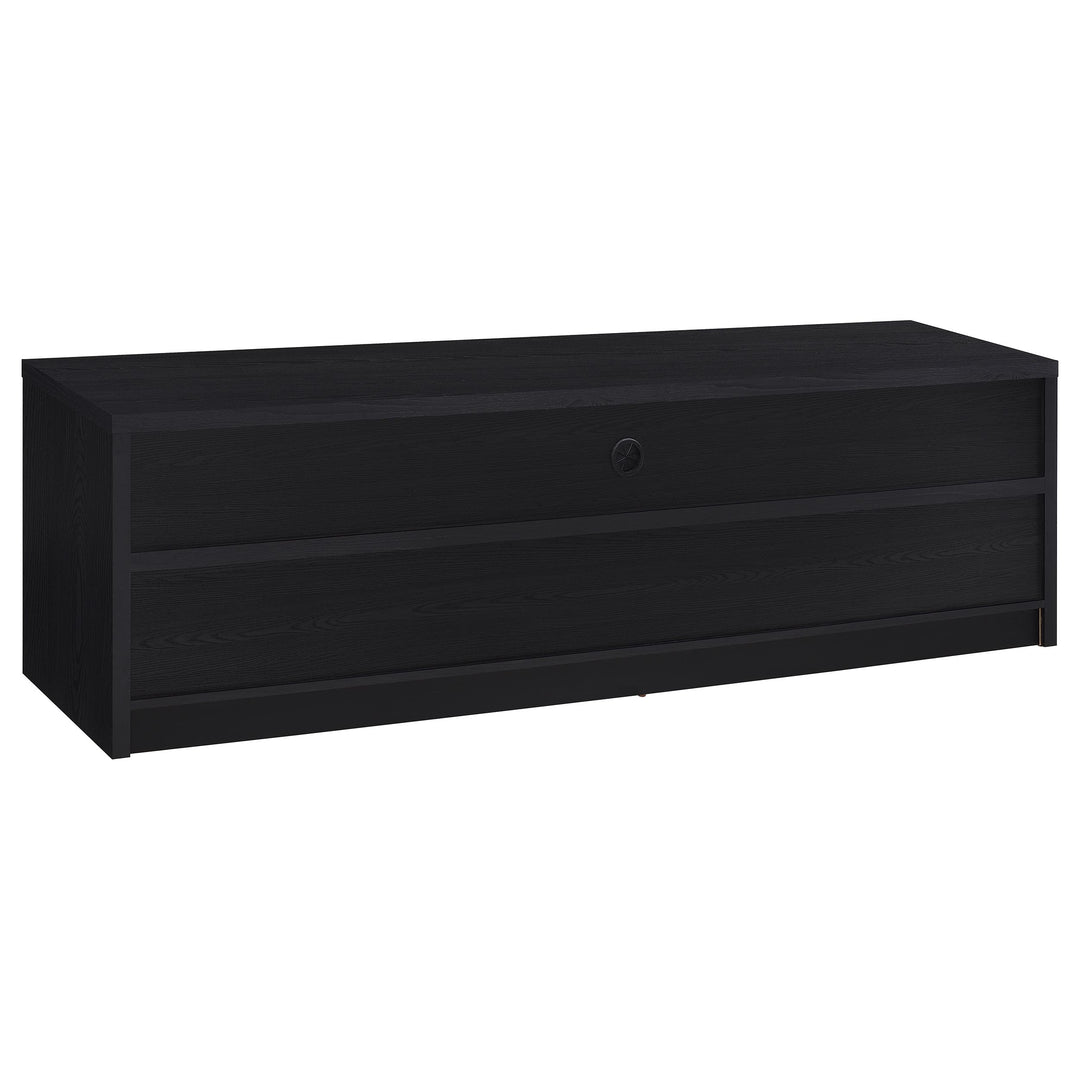Rutland 78-inch 3-drawer TV Stand Media Console Black - What&