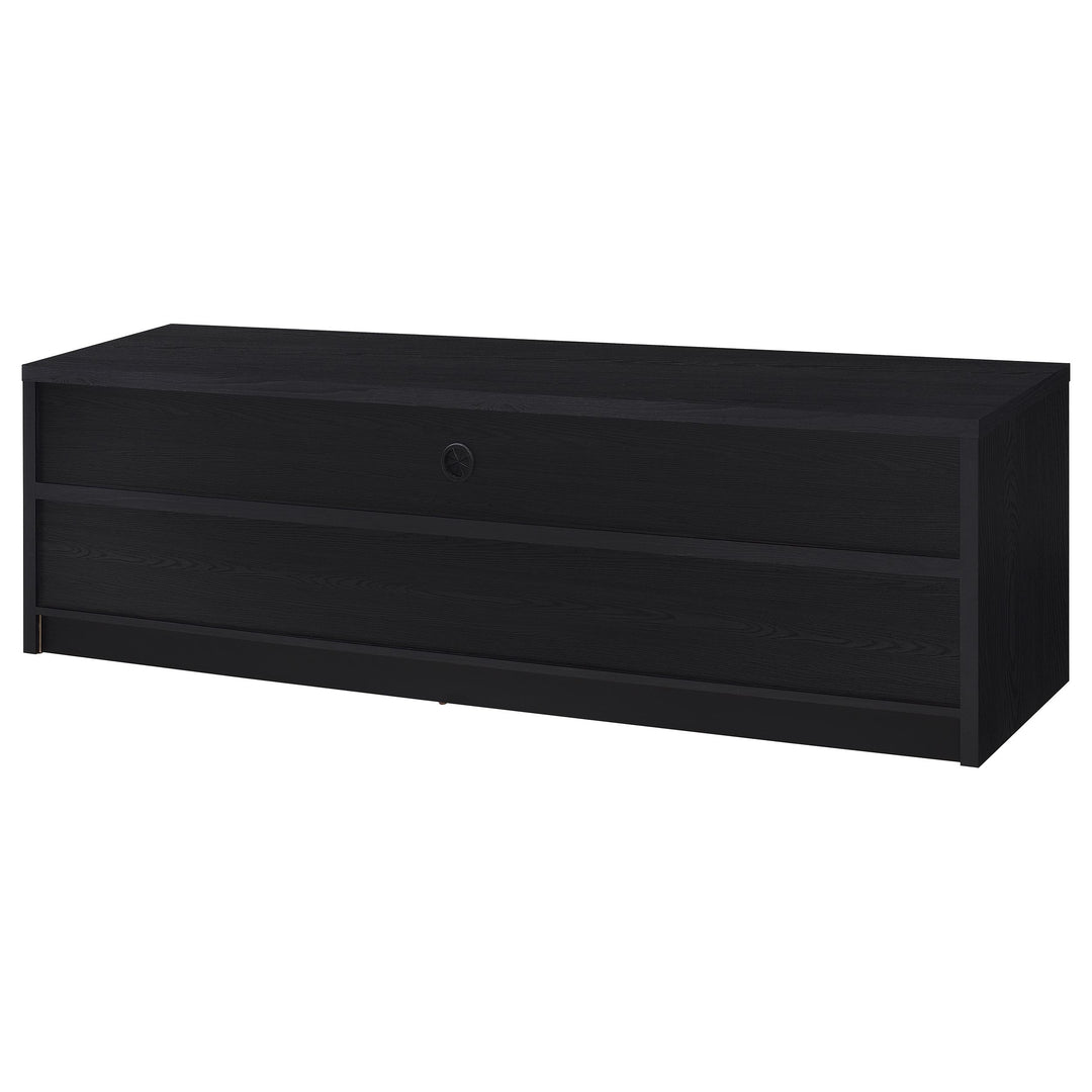 Rutland 78-inch 3-drawer TV Stand Media Console Black - What&