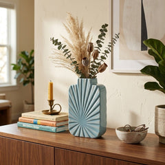 12"h Textured Vase - Lifestyle - What&