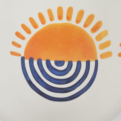 7"h Sunrise Eyes Flower Vase by Sagebrook Home - detail view 2 - Whats New Furniture Portland OR