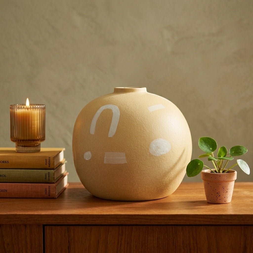9" Aztec Vase - What&