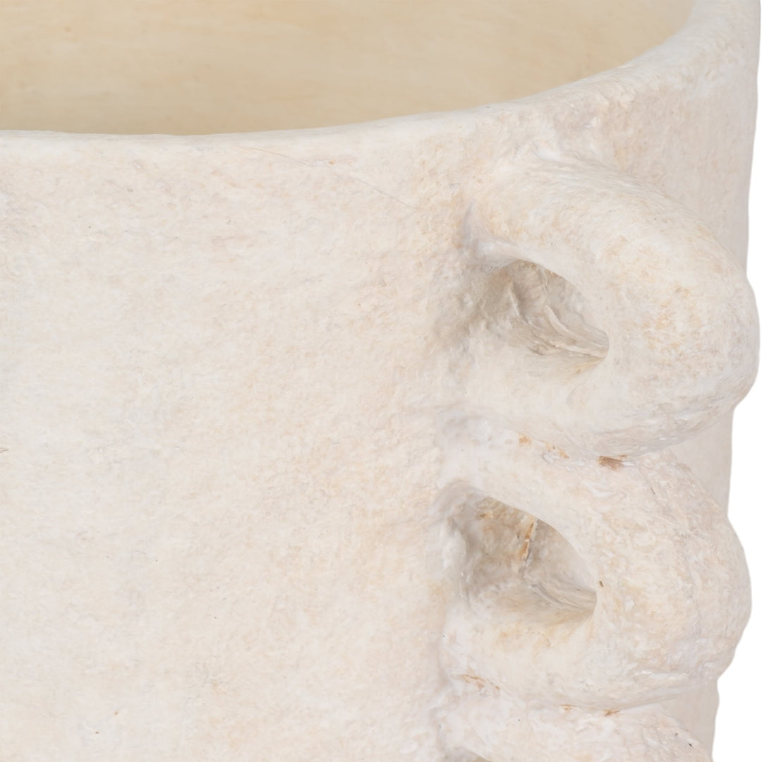 Arch Handle Planter by Sagebrook Home - detail view 3 - Whats New Furniture Portland OR