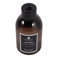 Ascend Sea Salt &amp; Driftwood Reed Diffuser, 150 ml bottle close up - reed diffuser by Elevarre by Sagebrook Home - Whats New Furniture Portland OR