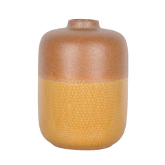 Bregenz two-tone amber ceramic vase 12 inch - Sagebrook Home - Whats New Furniture Portland OR