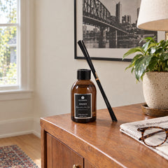 Haven Bergamot &amp; Clary Sage Reed Diffuser, 150 ml styled in a Portland living room - Whats New Furniture