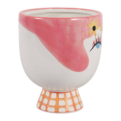 Pretty Eyelash Flower Vase by Sagebrook Home - detail view 2 - Whats New Furniture Portland OR