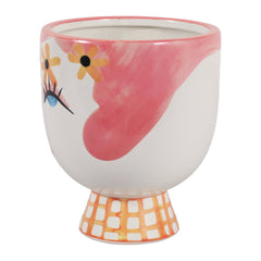 Pretty Eyelash Flower Vase by Sagebrook Home - detail view 3 - Whats New Furniture Portland OR