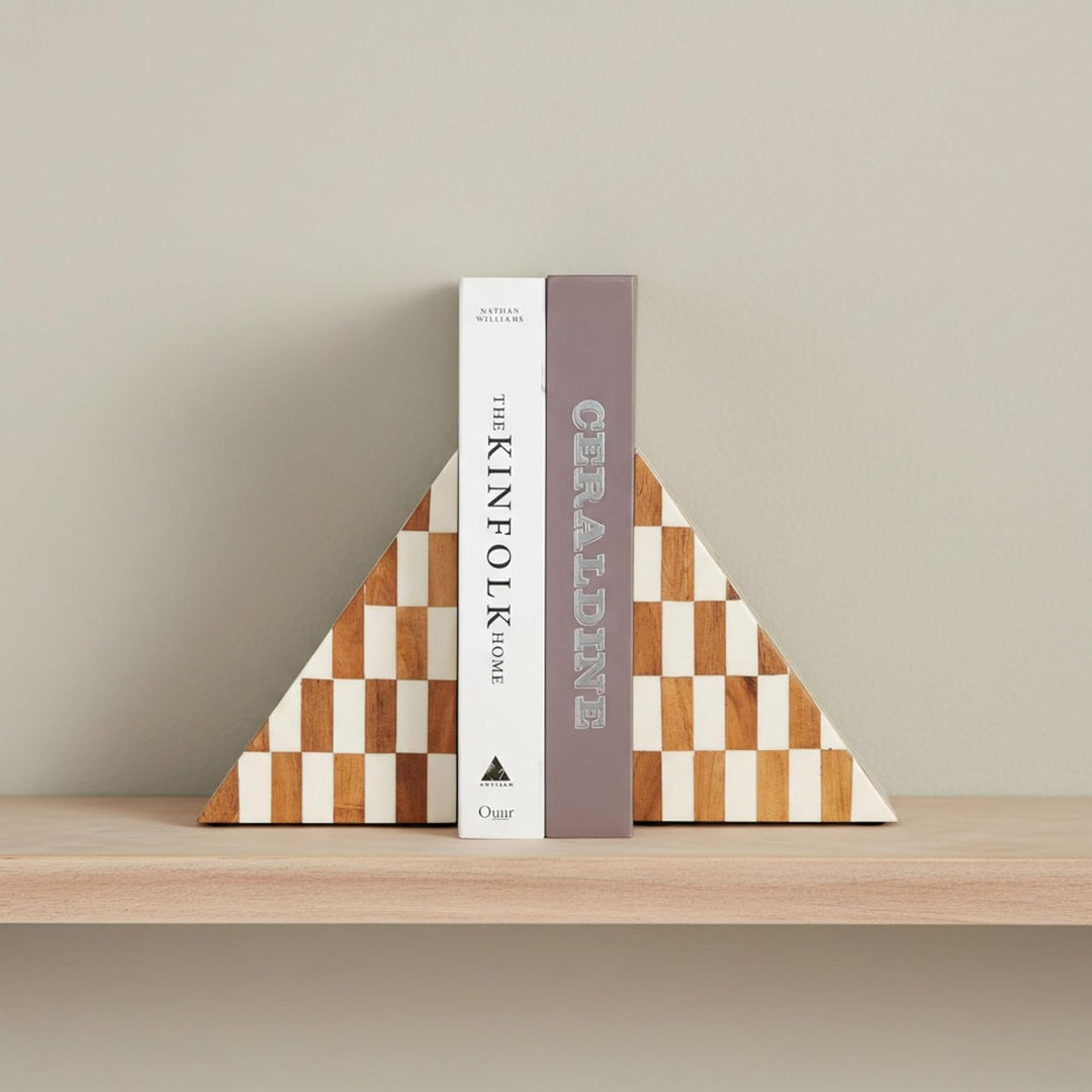 Right Angle Resin Bookends - What's New Furniture - Portland, Oregon