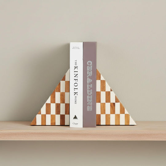 Right Angle Resin Bookends - What&