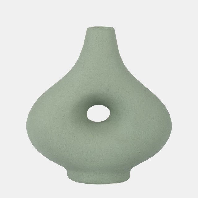Short Open Cut-out Nomad Vase detail view - Whats New Furniture Portland OR