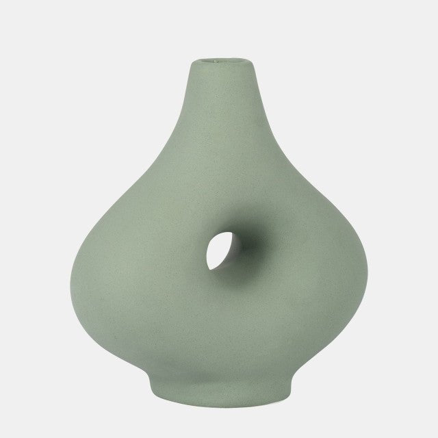 Short Open Cut-out Nomad Vase detail view 2 - Whats New Furniture Portland OR