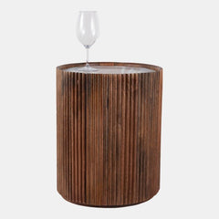 Storage Accent Table Marble Top detail view 2 - Whats New Furniture Portland OR