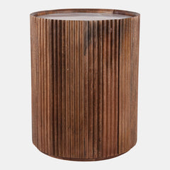Storage Accent Table Marble Top detail view - Whats New Furniture Portland OR
