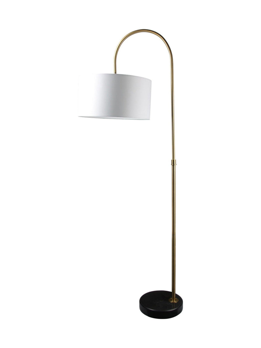 Taborh Gold Floor Lamp - Whats New Furniture Portland OR