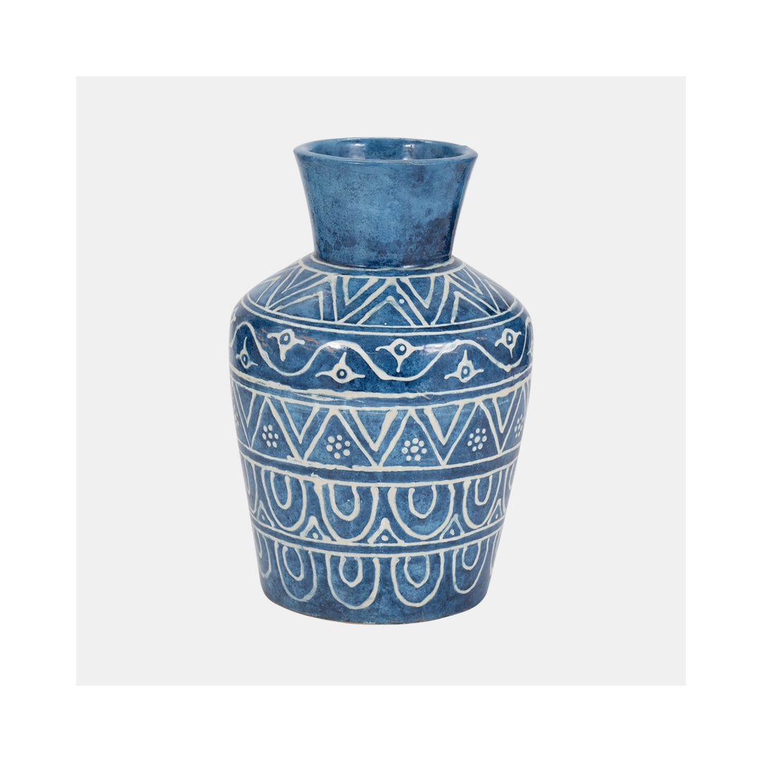 Terracotta Vase front view - Whats New Furniture Portland OR