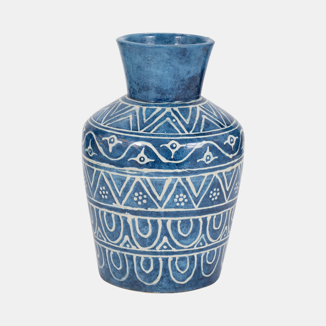 Terracotta Vase detail view - Whats New Furniture Portland OR