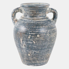Terracotta Vase with Handles detail view 2 - Whats New Furniture Portland OR