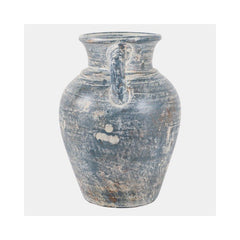 Terracotta Vase with Handles front view - Whats New Furniture Portland OR