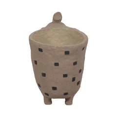 Ivory paper mache elephant planter 25 inch statement decor - Sagebrook Home - Whats New Furniture Portland OR