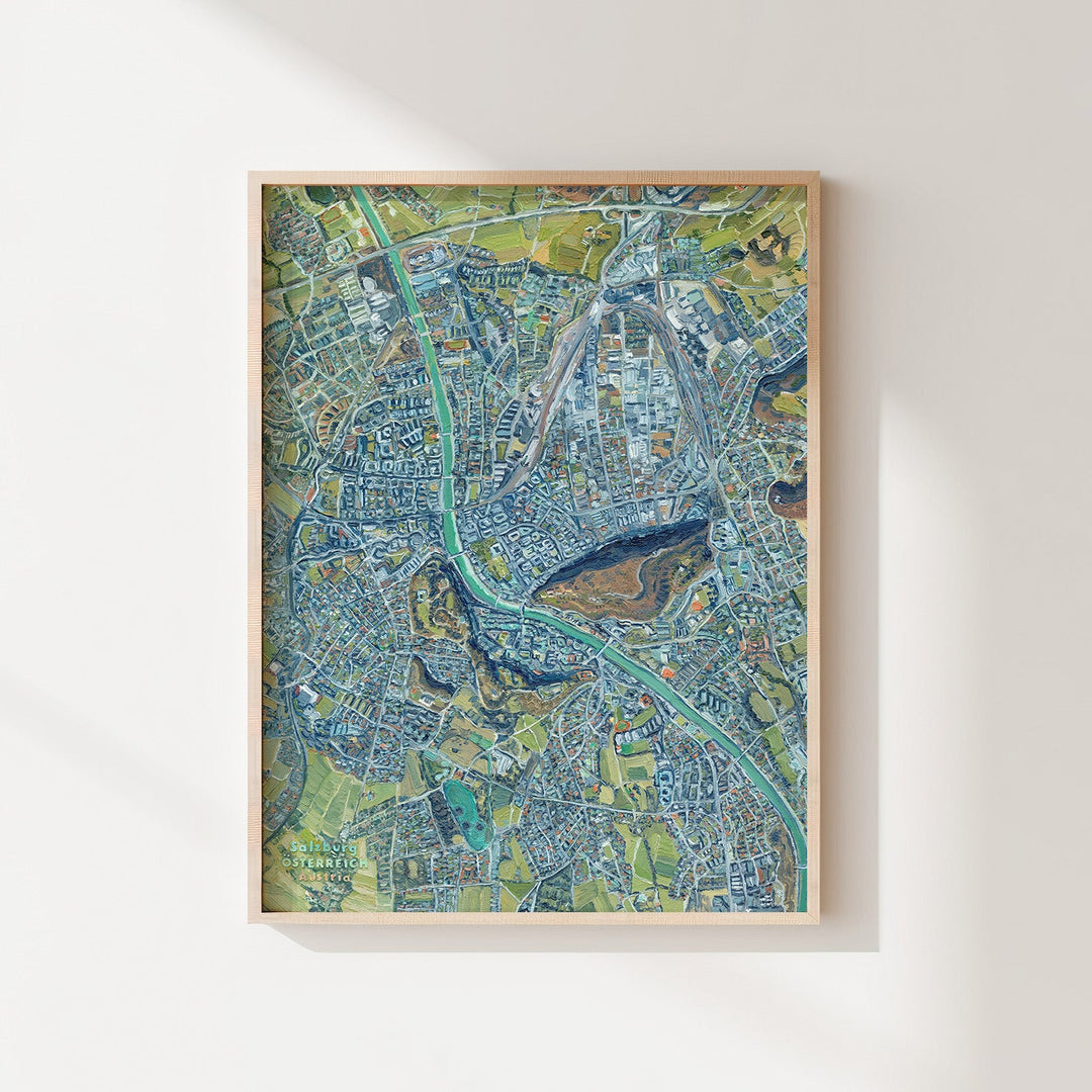Salzburg, Austria by Olivia Serrill — shown styled on a wall
