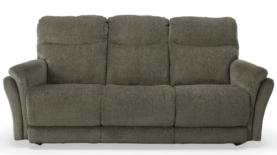 Santiam power reclining sofa by Stanton, made in Canby Oregon